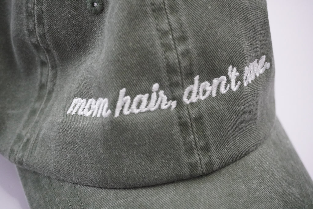 Mom hair, don't care
