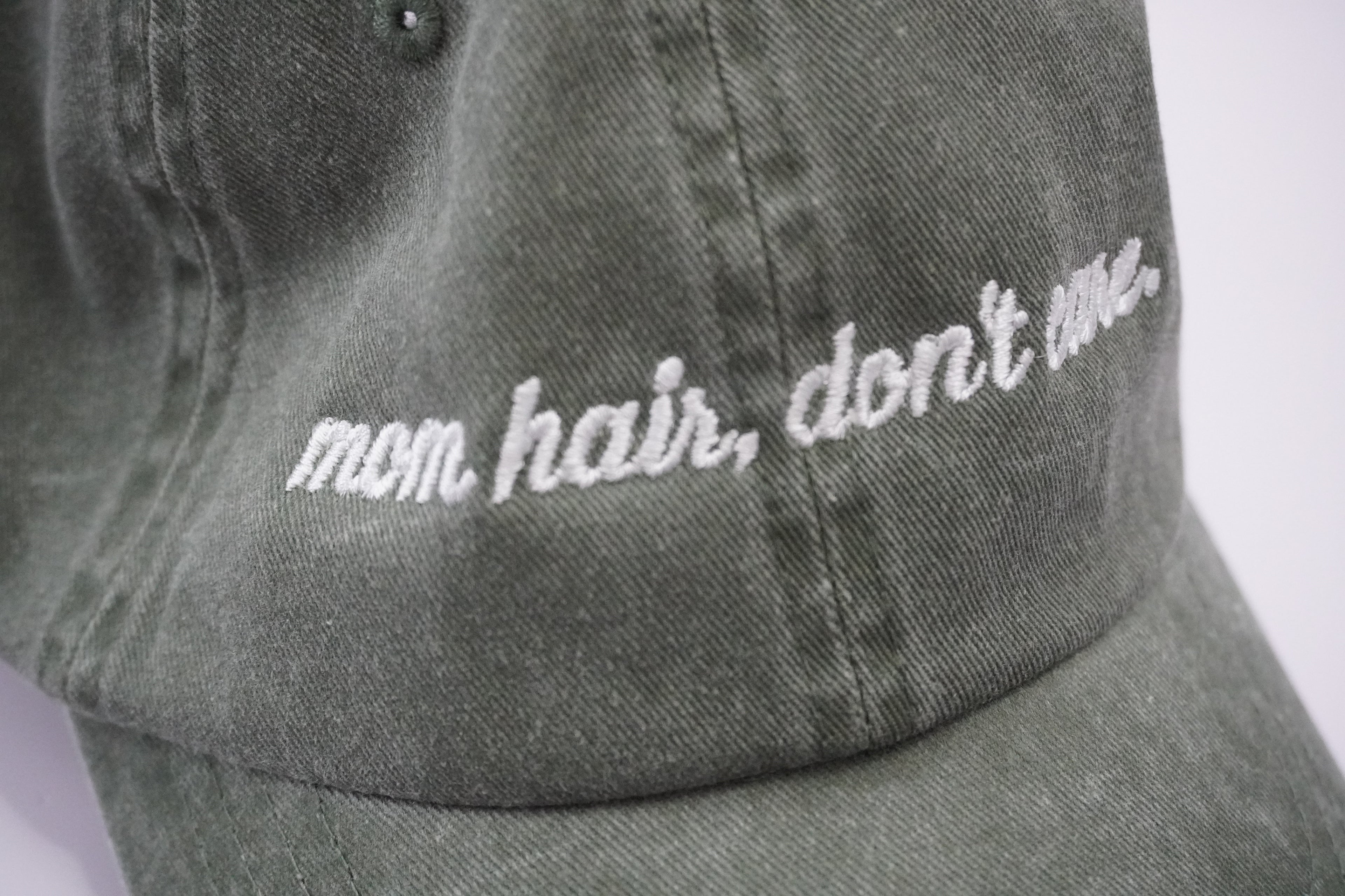 Mom hair, don't care